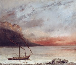 Sonnenuntergang über dem Genfersee, 1874